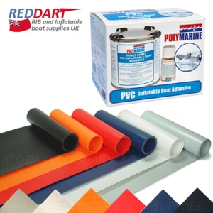 PVC Inflatable Boat Dinghy RIB Repair Kit, 35cm PVC, 2 part PVC Adhesive Glue - Picture 1 of 4