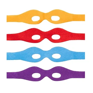 Kids Ninja TMNT Eye Mask Halloween Costume Cosplay 4 Mask Set - Picture 1 of 12