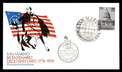 Mayfairstamps San Marino FDC 1976 US Capitol USA Bicentenary First Day Cover aau - image 1 of 2