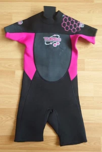 Kids girls TWF shortie wetsuit K7 age 6-7 - Picture 1 of 6