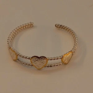 Montana Silver Company Herz Seil Gold Silber Armreif Armband Western Schmuck - Bild 1 von 10