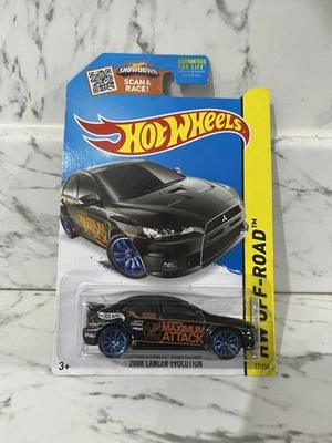 Hot Wheels 2008 Mitsubishi Lancer Evolution 2015 Long Card 🔥🔥🔥 - Image 1 of 4
