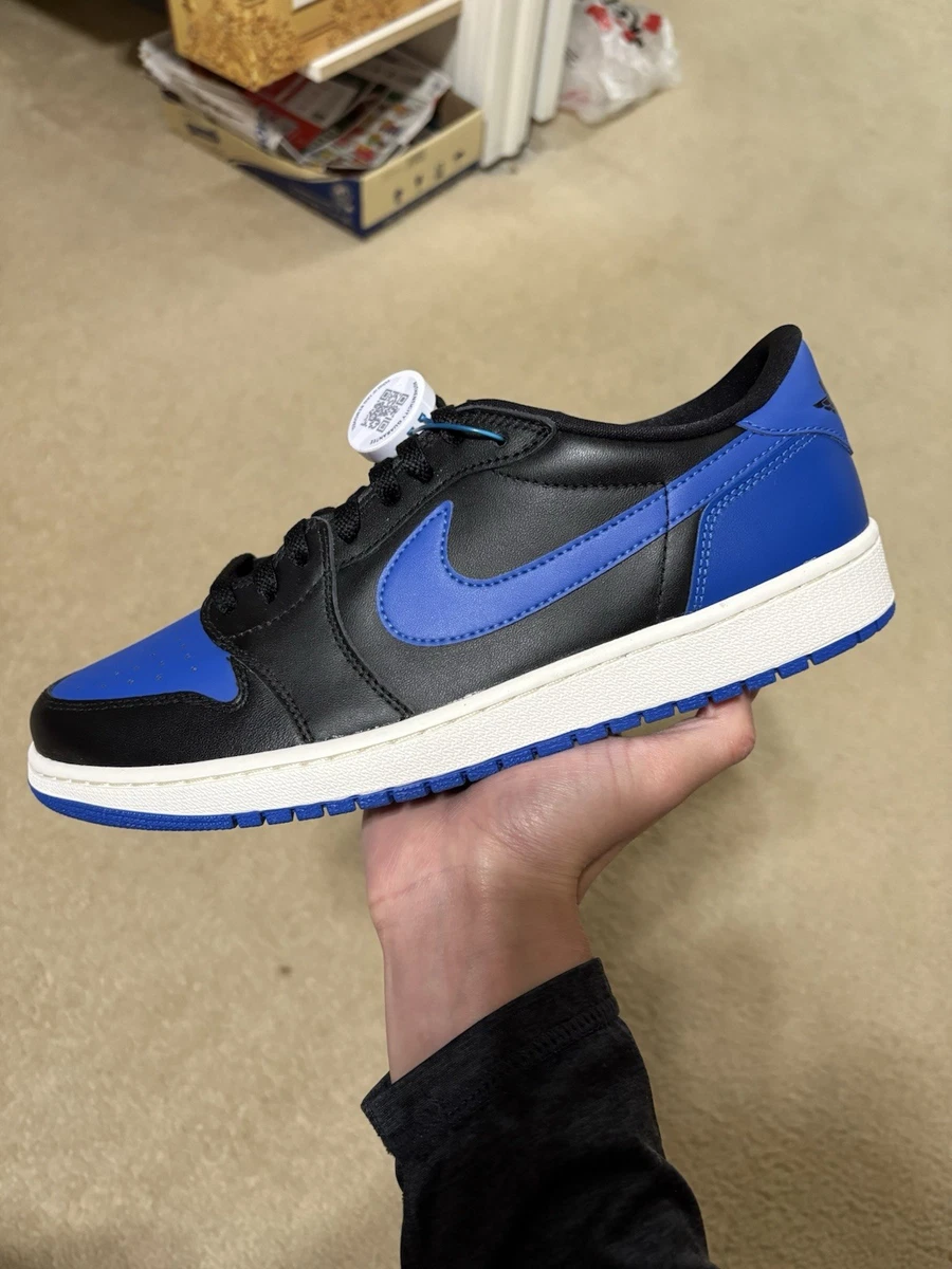 Las mejores ofertas en Jordan 1 Retro Low Black Blue | eBay