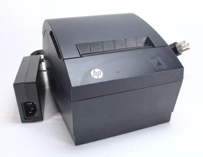 Impresora térmica de recibos HP A798-C80D-HP00 POS con adaptador de corriente y cable USB Foto 1 de 4