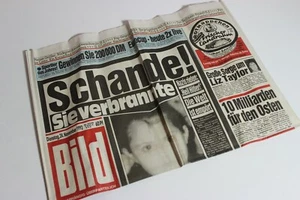 BILDzeitung 24.11.1992 November 24.11.1992 Geschenk 28. 29. 30. Geburtstag - Picture 1 of 2