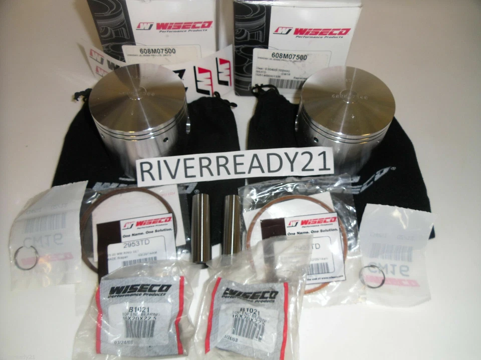 KAWASAKI 550sx Wiseco Top end Rebuild Kit InStock 1991-95 75.5 .5mm  - Image 1 of 1