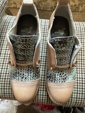 Freebird By Steven MABEL Distressed Leather Oxford Shoes Preppy Boho Size 5