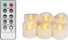 Led Flickering Flameless Votive Tea Lights Candles With Remote Control Battery 6