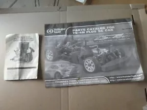 THUNDER TIGER TS4N PARTS CATALOG AND ENGINE INSTRUCTIONS - Picture 1 of 6