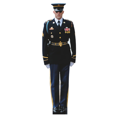 32032 US Army Honor Guard Standing at Attention Cardboard Cutout ...