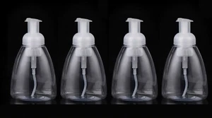 4-pack Foaming Soap Dispensers Foam Pump Bottles 250ml Empty Liquid Hand Soap - Picture 1 of 2