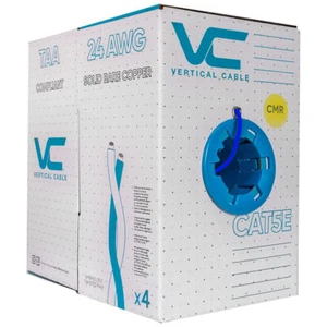 Vertical Cable Cat5e Ethernet Cable, UTP, 24AWG, - Blue - 1000ft in Pull Box - Bild 1 von 4