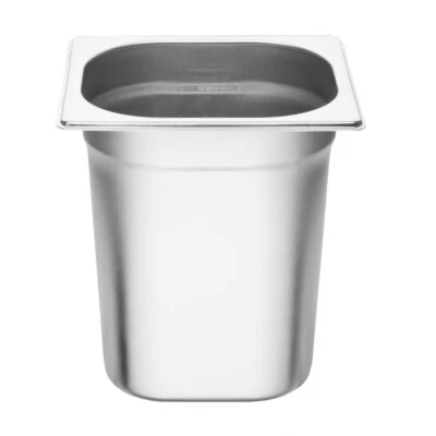 Vogue Stainless Steel 1/6 Gastronorm Pan 200mm K995