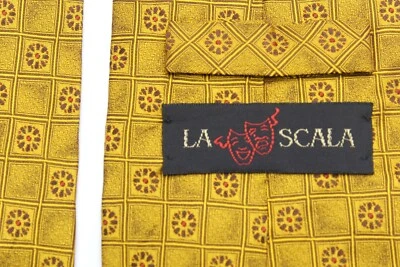 803) CORBATA HOMBRE LA SCALA 100% SEDA MADE IN ITALY Foto 1 de 4