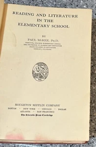 Reading and Literature in the Elementary School Paul McKee 1934 - Picture 1 of 3
