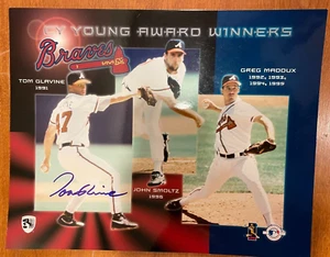 TOM GLAVINE ATLANTA BRAVES Signed Autographed 8x10 Glossy Photo COA - Picture 1 of 1