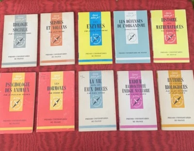 Lot 10 livres PUF que sais-je ? Thèmes Biologie, Sciences 1952-1984 - Photo 1/4