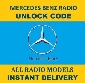 ✅MERCEDES BENZ UNLOCKING RADIO PIN CODE STEREO AUDIO ALL MODELS✅ - Picture 1 of 9