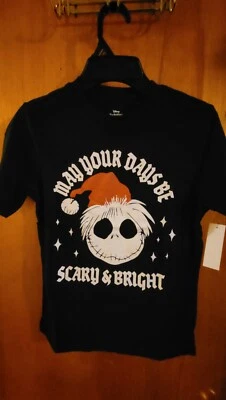 Camiseta Pesadilla Antes De Navidad Niños Jack Skellington Gráfica Talla Med (8/9)  Foto 1 de 3