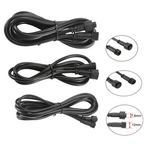 1M 2M 3M Verlängerungskabel Cable Zubehör für LED Außen Lampe Einbaustrahler - Picture 1 of 11