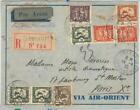 71008 - INDOCHINY - Historia poczty - 1935 OKŁADKA POCZTY LOTNICZEJ do PARYŻA - LONGHI 2809