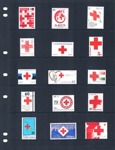 1/3 off SPECIAL $434.40 Scott Value - 157 COUNTRIES Red Cross MNH NH UMM - Picture 1 of 10