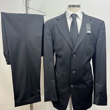 Pure Wool Charcoal Suit ROY ROBSON BIELLA ITALY Super 100s: C46L W36 L35 (131)