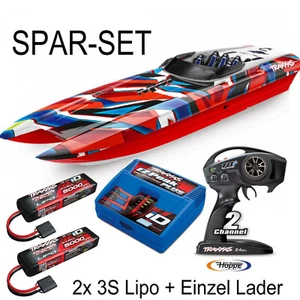 Traxxas TRX57046-4REDR Catamaran DCB M41 Racing Boat Brushless Red SPAR-SET 1 - Picture 1 of 4