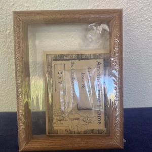 Folk Art Wooden Frame 5"x7" Embroidery - The Creative Circle NEW - Picture 1 of 5