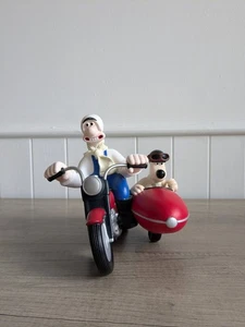 Soporte de cepillo de dientes vintage Wallace and Gromit 1989 motocicleta bicicleta coleccionable - Imagen 1 de 10