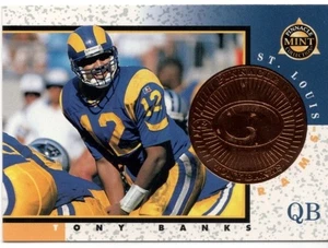 Tony Banks #13 1997 Pinnacle Mint Collection Football Card Rams QB NFL - Picture 1 of 2