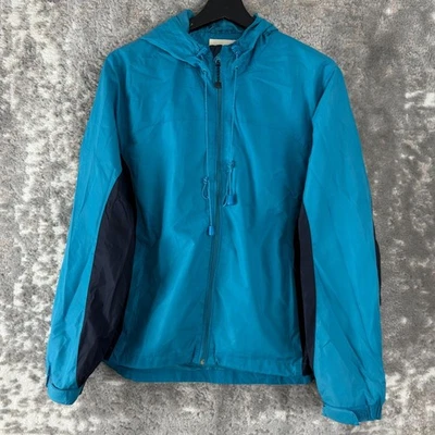 Chaqueta cortavientos St Johns Bay para mujer talla M al aire libre con capucha azul cordón cremallera Foto 1 de 4