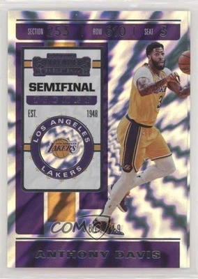2019-20 Panini Contenders Semifinal Ticket /149 Anthony Davis #7 - Image 1 of 2