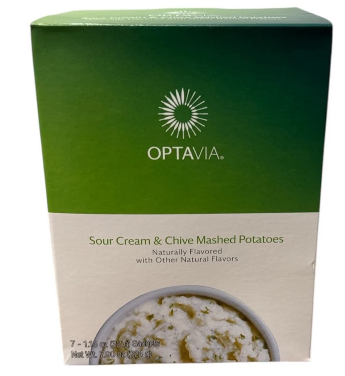 Optavia Sour Cream & Chive Mashed Potatoes 7 Packs - New - Exp 06/26