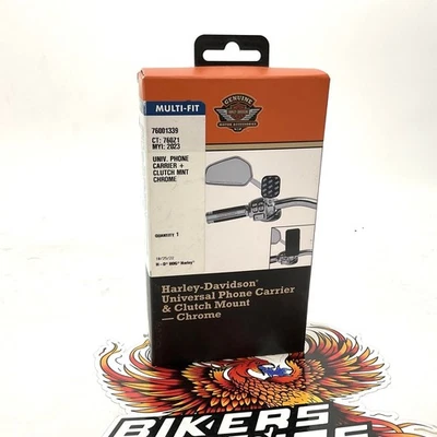 Nuevo de Lote Antiguo Original Harley Universal Portateléfono y Embrague Montaje 76001339 Foto 1 de 4