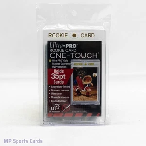 (1) Ultra Pro One-Touch Magnetic Card Holder 35pt Rookie Card Gold Kostenloser Versand - Bild 1 von 2