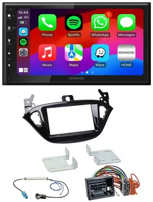 Kenwood MP3 USB DAB 2DIN Bluetooth Autoradio für Opel Adam ab 13 Corsa E ab 15 - Bild 1 von 4
