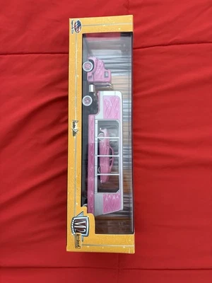 M2 Machines Auto Haulers 1956 Ford C-500 COE & 1949 Mercury Semi R17 Pink 15-17 - Image 1 of 4