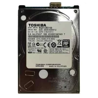 Toshiba 1TB MQ01UBD100 2.5" USB 3.0 Portable External HDD Hard Disk Drive - Image 1 of 3