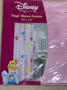 Disney Princess Vinyl Shower Curtain 70" x 72" by Jay Franco NIP - Picture 1 of 3
