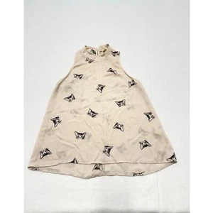 Everly Sheer Cute Cat Top Women's SIze S - Picture 1 of 6