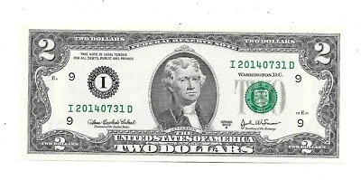 $2 2003-A Cabral/Snow Minneapolis ID 2014 Start GEM Crisp Unc. - Image 1 of 2