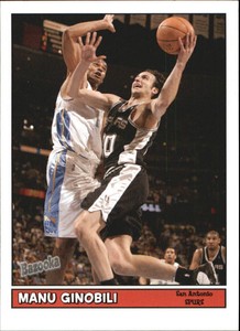 2005-06 Topps Bazooka Basketball Minis #36 Manu Ginobili
