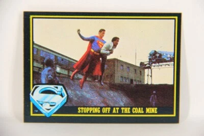 Superman 3 Topps 1983 Trading Card #93 Stopping Off At The Coal Mine ENG L019158 - Image 1 of 2