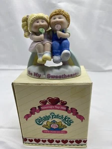 Vintage Cabbage Patch Kids Be My Sweetheart Valentines Day Ceramic Figurine - Picture 1 of 6