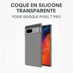 Coque arrière pour GOOGLE Pixel 7 Pro en silicone transparent TPU Neuf - Photo 1 sur 5