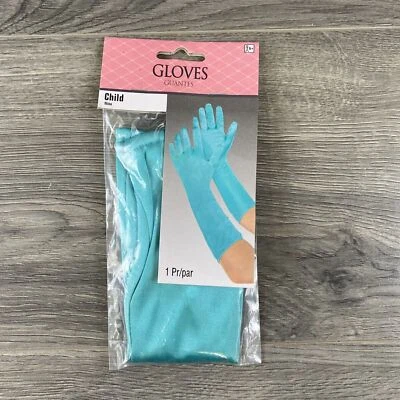 Princesa Fantasía Guantes Azules Halloween Juegos con disfraces Disfraz Vestir Niño OSFM Foto 1 de 4