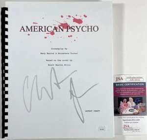 Guión de película completo firmado por Christian Bale American Psycho autógrafo certificado de autenticidad JSA - Imagen 1 de 1
