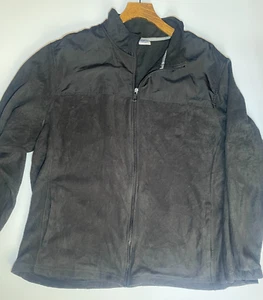 Starter Mens 2XL 1/4 Zip Pullover Micro Fleece Jacket Black High Neck Jumper - Bild 1 von 10
