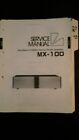 Mx-100 Luxman service manual original repair book stereo amplifer amp